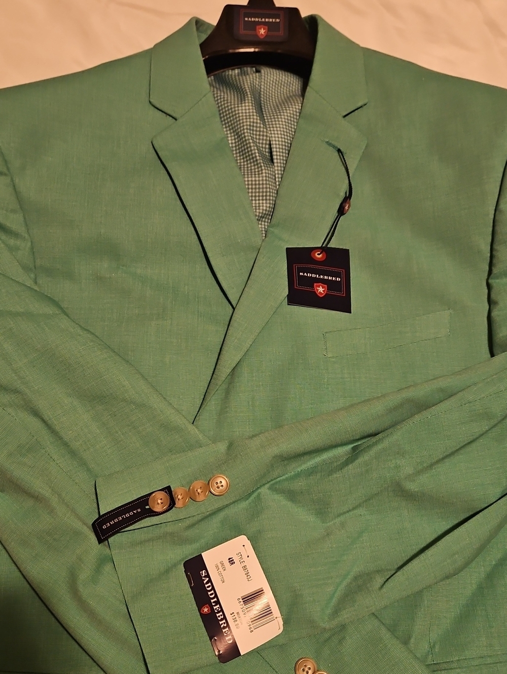 Saddlebred Light Mint Green Men's Sport Coat
